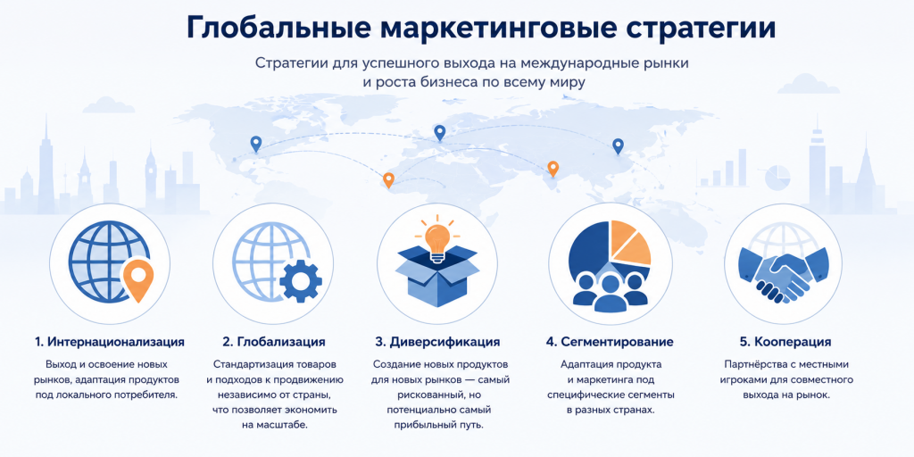 Глобальные маркетинговые стратегии Глобальные маркетинговые стратегии